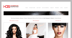 Desktop Screenshot of hairdesignersstudio.com